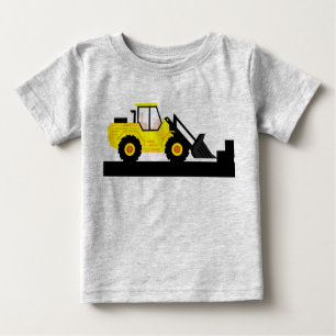 T-shirt Pour Bébé Machine lourde de l'excavateur à bulles mignonne