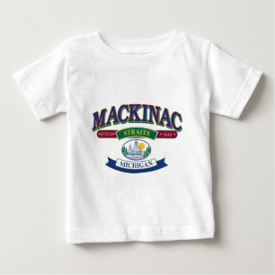 T-shirt Pour Bébé Mackinac-glacière-SVG-[Conver