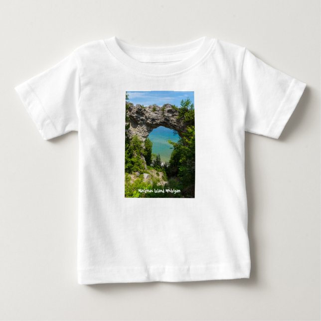 T-shirt Pour Bébé Mackinacs Arch Rock (Devant)