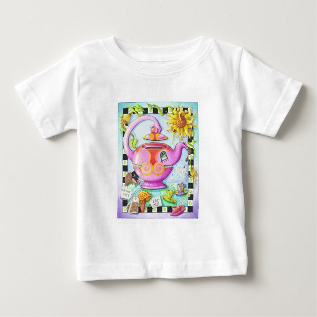 T-SHIRT POUR BÉBÉ MAD À PROPOS DE TEA PARTY (Devant)
