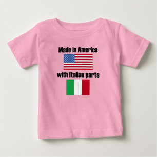 T-shirt Pour Bébé Made In America With Italian Parts