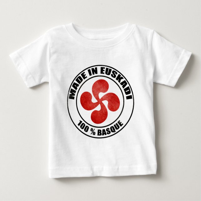 T-shirt Pour Bébé made in Euskadi Bayonne (Devant)