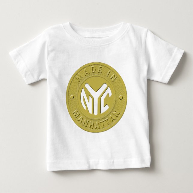 T-shirt Pour Bébé Made Manhattan (Devant)
