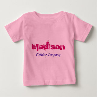 T-shirt Pour Bébé Madison Nom Vêtements Compagnie Baby Shirts