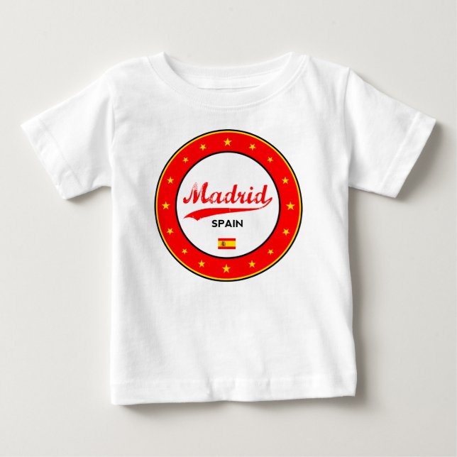 T-shirt Pour Bébé Madrid (Devant)