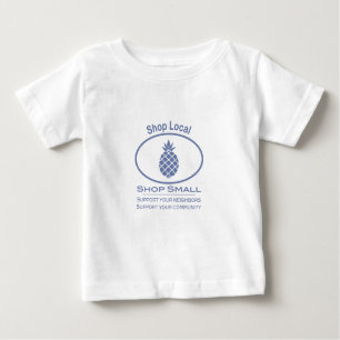 T-shirt Pour Bébé Magasiner local, Acheter Petite ananas bleu