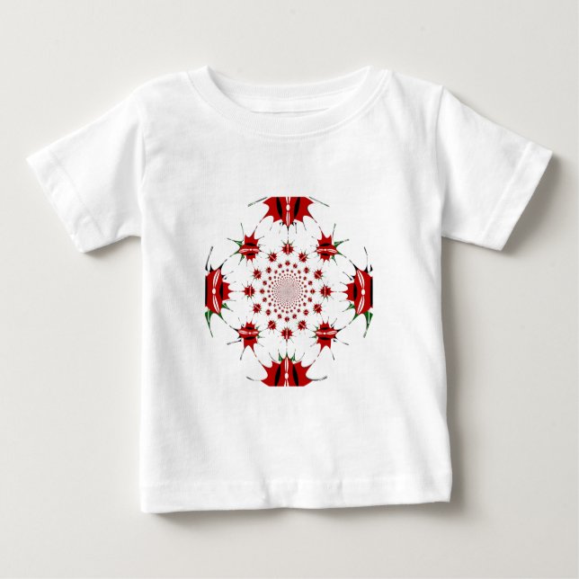 T-shirt Pour Bébé Magic Kenya : Kaleidoscope 🇰 identité culturelle  (Devant)