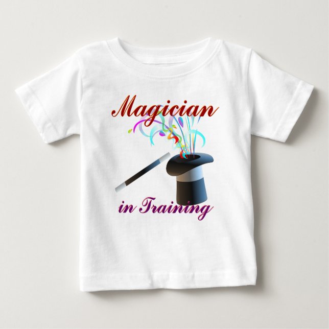 T-shirt Pour Bébé Magicien en formation Baby-Shirt (Devant)