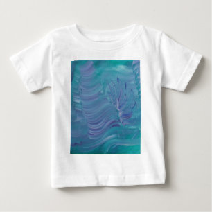T-shirt Pour Bébé Magie sous-marine, Art abstrait coloré unique