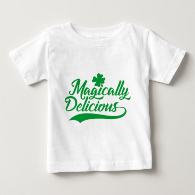 T-shirt Pour Bébé Magiquement délicieux St. Patrick's Day (Devant)