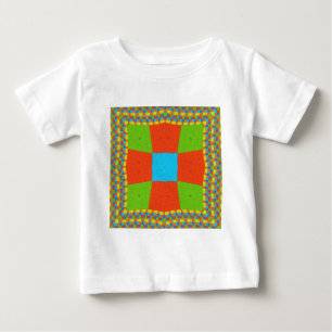 T-shirt Pour Bébé Magnifique vecteur ethnique coloré européen extrao