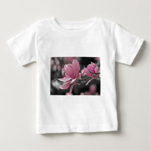 T-shirt Pour Bébé Magnolia à assiette japonaise rose