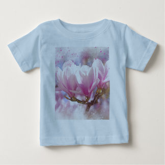 T-shirt Pour Bébé Magnolia rose-pourpre en floraison - Fleur de prin