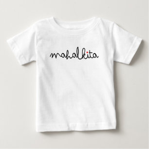 T-shirt Pour Bébé Mahal Kita en T-shirt bébé en lettres noires