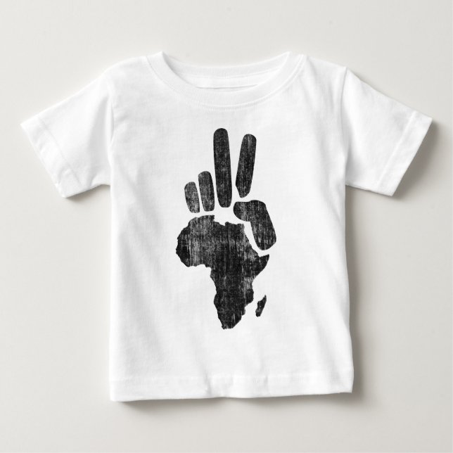 T-shirt Pour Bébé main de paix du Darfour Afrique (Devant)