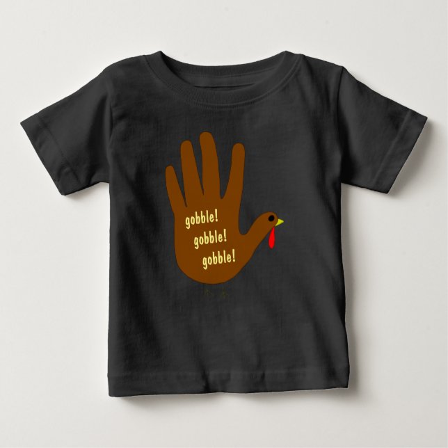 T-shirt Pour Bébé Main Turquie (Devant)