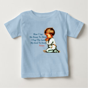 T-shirt Pour Bébé Maintenant, Je Me Pose En Bas Pour Dormir Des Enfa