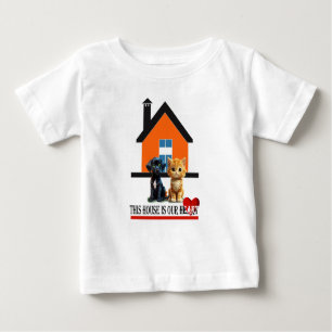 T-SHIRT POUR BÉBÉ MAISON POUR ENFANTS