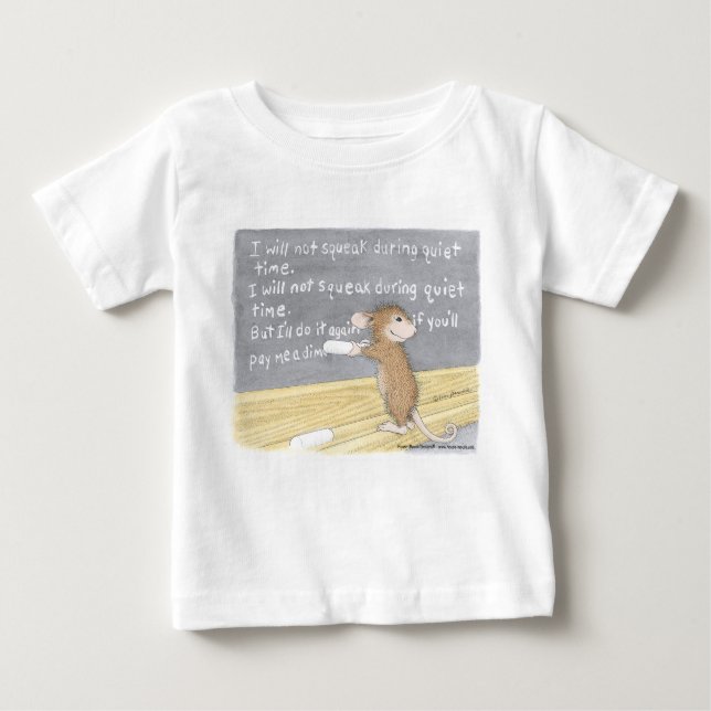 T-shirt Pour Bébé Maison-Souris Designs® - habillement (Devant)