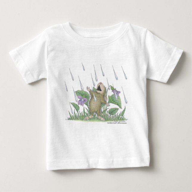 T-shirt Pour Bébé Maison-Souris Designs® - habillement (Devant)
