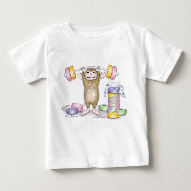 T-shirt Pour Bébé Maison-Souris Designs® - habillement (Devant)