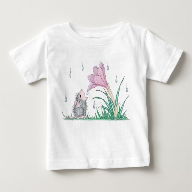 T-shirt Pour Bébé Maison-Souris Designs® - habillement (Devant)