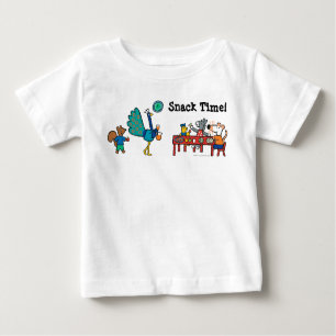 T-shirt Pour Bébé Maisy and Friends Preschool Snack Time