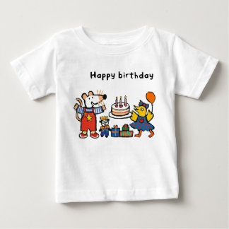 T-shirt Pour Bébé Maisy Anniversaire Personnalisé