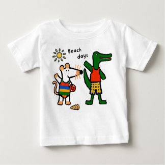 T-shirt Pour Bébé Maisy et Charley Beach Days