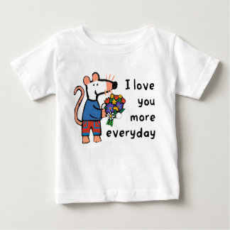 T-shirt Pour Bébé Maisy Je T'Aime Plus Chaque Jour