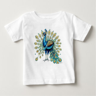 T-shirt Pour Bébé Majestic Peacock