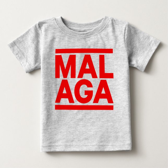 T-shirt Pour Bébé Malaga 2 (Devant)