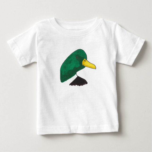 T-shirt Pour Bébé Mallard Cute Duck (Devant)