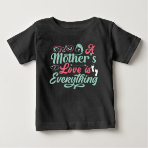 T-shirt Pour Bébé Mama personnalisé 2026 Garde de faux pieds de bébé