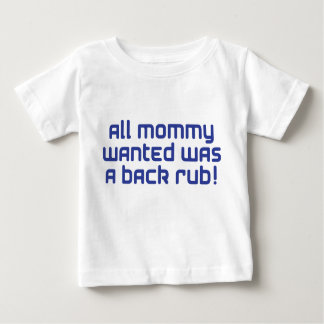 T-shirt Pour Bébé maman bleu