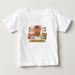 T-shirt Pour Bébé Maman Douce Maternité Douillette Illustration Papa
