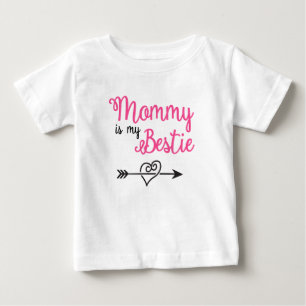 T-shirt Pour Bébé Maman est ma meilleure amie
