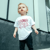 Maman est mon T-shirt bébé de la Saint Valentin