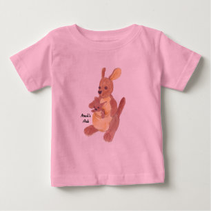 T-shirt Pour Bébé Maman et bébé de kangourou de collection "de