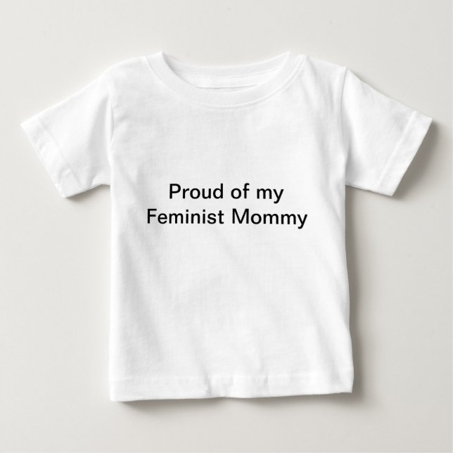 T-shirt Pour Bébé Maman féministe (Devant)
