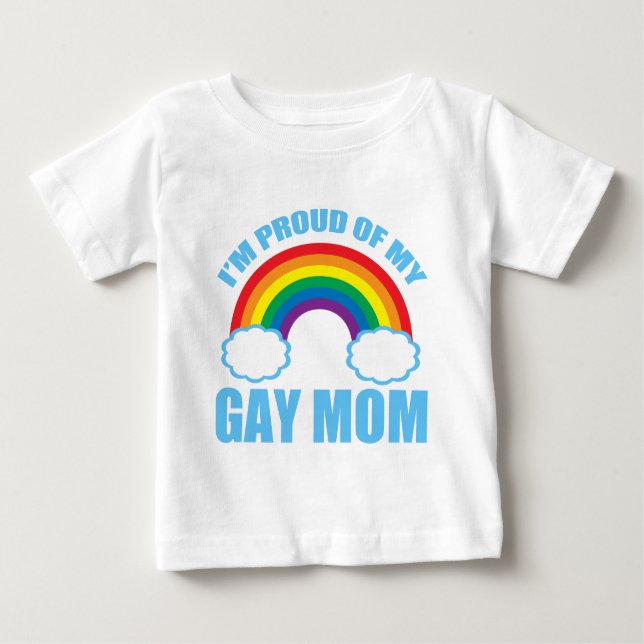 T-shirt Pour Bébé Maman gaie (Devant)