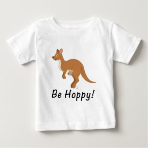 T-shirt Pour Bébé Maman Kangaroo et bébé