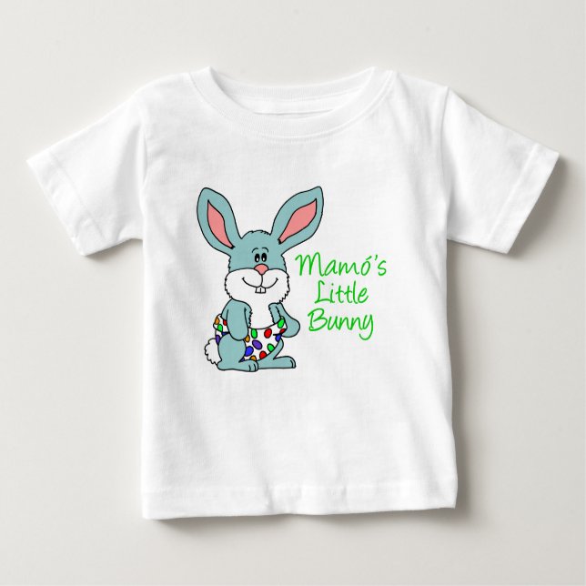 T-shirt Pour Bébé Mamo's Little Bunny (Devant)