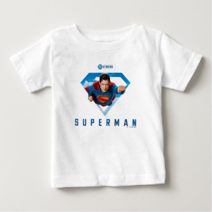 T-shirt Pour Bébé Man of Steel en Vol