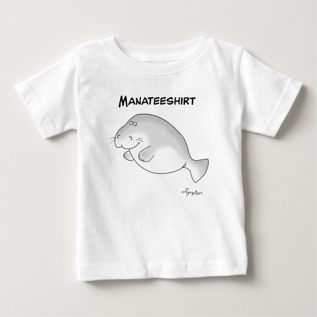 T-shirt Pour Bébé MANATEESHIRT par Sandra Boynton (Devant)