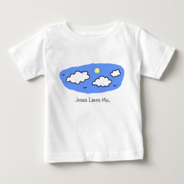 T-shirt Pour Bébé Manche longue Ciel Onze (Devant)