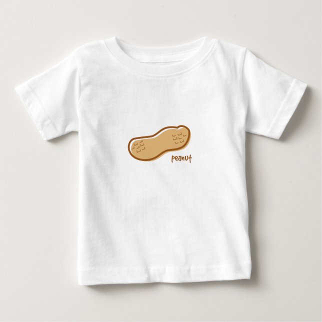 T-shirt Pour Bébé Manches longues pour bébé d'arachide (Devant)