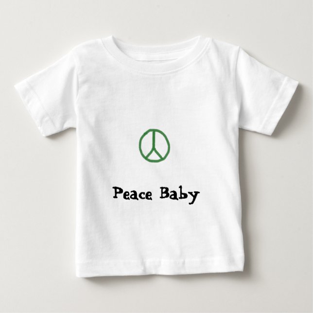 T-shirt Pour Bébé Manches longues pour bébé Peace (Devant)