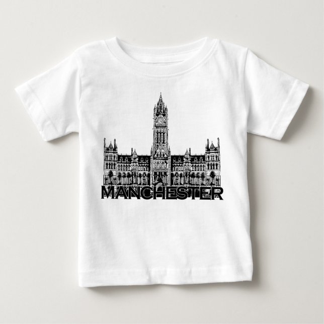 T-shirt Pour Bébé Manchester (Devant)