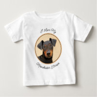 Manchester Terrier Peinture Art animal original
